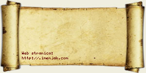 Tadej Peruničić vizit kartica